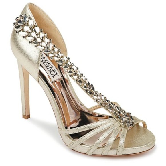 Badgley Mischka Emma II Embellished Heel  - NWOT! - Picture 2 of 15
